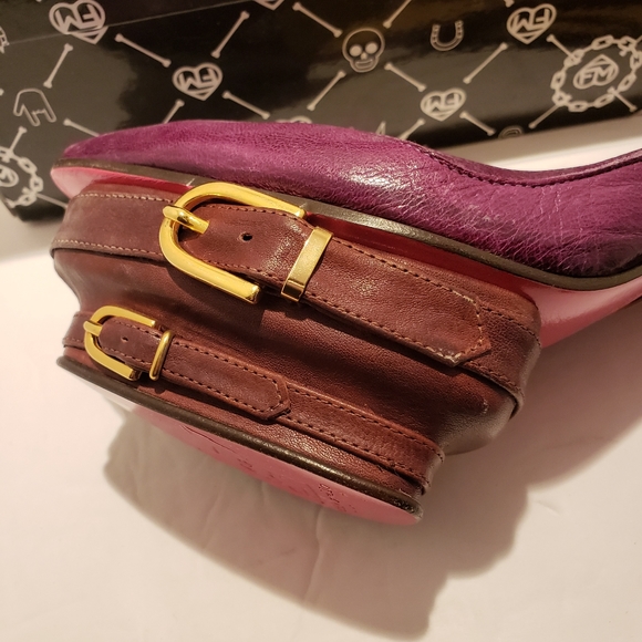 BNIB Frankie Morello Lola purple stiletto sz 10 - Picture 4 of 10